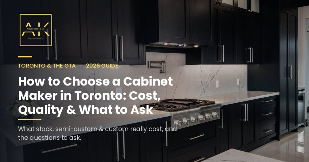 How to Choose a Cabinet Maker in Toronto: Cost, Quality, and What to Ask